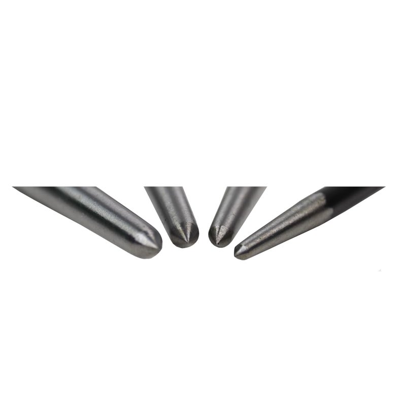 K-Tool International K Tool International 71600 4 Piece Pry Bar Set for Garages, Repair Shops, and DIY, Lady Slipper Style, Heavy Duty Heat Treated Steel, Rolling Head, Organizing Case, Includes Sizes 6", 12", 16", 20" - Image 3